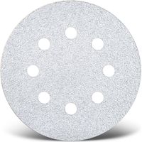 MENZER White Klett-Schleifscheiben, 115 mm, 8-Loch, f. Exzenterschleifer, Normalkorund (50 Stk.) K240