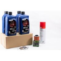 Kit Entretien Vidange Standard pour APRILIA MOTO 6.5 de 1992 à 2006 - ELF MOTO 4 PRO TECH 5w40 4L