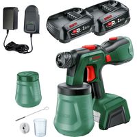 Bosch AdvancedSpray 18v 18V-500 Cordless Paint Spray System 2 x 2.0Ah Batteries