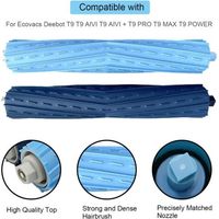 Accessori compatibili Ecovacs Deebot, 2 spazzole principali, 3 filtri, 6 spazzole laterali, 2 utensili, kit completo per aspirapolvere