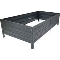 Jardinière surélevée KLASIKA GARDEN, revêtement par poudrage, anthracite RAL7016 150x75x30