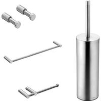 Cosmic Logic set accessori bagno 5 pz inox satinato (su ordinazione: tempi di fornitura di circa 2 settimane) WJC226P00856000
