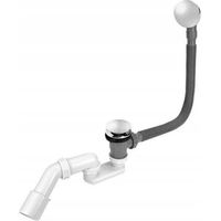 Tycner Syphon clic-clac chromé pour baignoire 50 mm