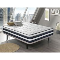 Matratze 90x200 MEMOLATEX Höhe 25 CM Schaumstoff HR und Latex, fest und umkehrbar