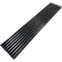 Blister Kühlschrank-Ofengestell 8 Elemente 60x1,45x12cm RJV1 Schwarz 94513 Micel