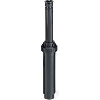 Difusor de riego Rain Bird US410HE Alcance 3 metros, 0 a 360º Aspersor con Elevación 10 cm, Cuerpo 15 cm