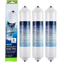 Pack of 3 external water filters for refrigerator, for Samsung DA29-10105J, external cartridge water filter