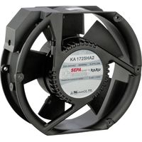 Sepa KA1725HA2BMT Ventilador axial Mg negro de alto rendimiento