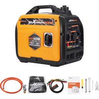 3,5kw 230v Generador De Corriente De Emergencia Inversor LPG Gas + Gasolina