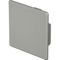 OBO Bettermann Endstück 60x60mm Polyvinylchlorid steingrau RAL 7030, 10 Stück, 6022499