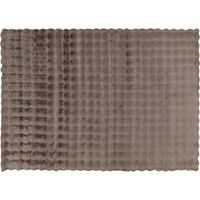 Sweety - tapis - 200x290 cm - en fausse fourrure - taupe