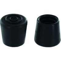 Patin Enveloppant Caoutchouc Noir ø20 - 4 Pce - Vynex