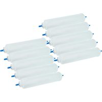 vhbw 10x Wasserfilter Filterkartusche Filter kompatibel mit Siemens KA58NA40GB/04, KA58NA40GB/06, KA58NA40GB/05, KA58NA40GB/07 Kühlschrank