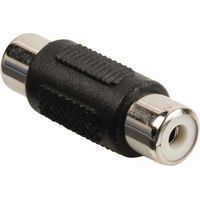 Nedis mono audio adapter cinch buchse cinch buchse vernickelt gerade abs schwarz 1 stuck box
