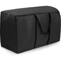 Sac de rangement étanche pour coussins de mobilier de jardin, housse de protection en tissu Oxford 210D pour une utilisation extérieure - Crezuo
