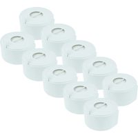 vhbw 10x Filtre HEPA compatible avec Dyson WD05, WD05 TALL, Tap AB09, WD04, AB10 TALL, AB11, AB10 sèche-mains H13, blanc