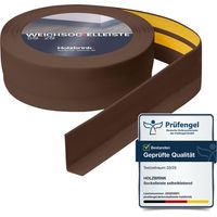 HOLZBRINK Plinthe Souple Autoadhésive Blanc Plinthe pliable, 32x23 mm, 15 m