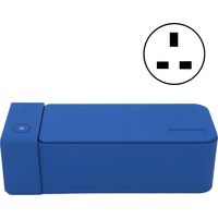 Nettoyeur Ultrasonique Mini 600ml 50kHz Cuve à Ultrasons Machine de Nettoyage MK186 Bleu Prise UK 220V