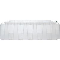 Garantia – Tunnel de culture SUNNY 3,5m – Structure en plastique robuste – Système de ventilation intégré – Gouttières pour collecte d'eau