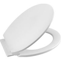 ESMERALDA Soft Close Toilet Seat, blanc