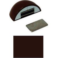Bloccaporta in resina Giesse Tech magnetico 53x32mm noce