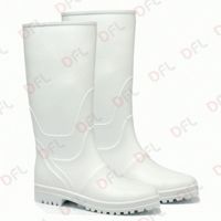 Bottes de travail au genou N 38 en caoutchouc impermA able antidA rapant et impermA able