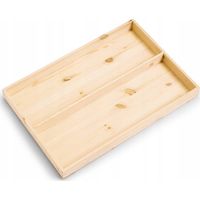 Organizador de madera marrón Zeller 55x37x5 cm listo para usar