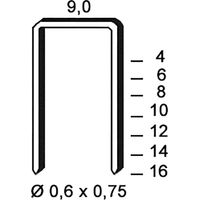 ALSAFIX Klammern Type V 8 mm aus Stahldraht verzinkt (10000 Stück)