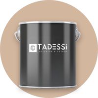 TADESSI Wall Select Wandfarbe Beige - Muskat - abwaschbare Innenfarbe matt - Dispersionsfarbe - Geruchsarm und Lösemittelfrei