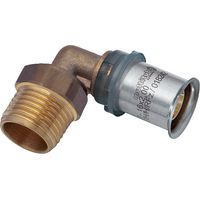 Coude multicouche à sertir 20 mâle 20x27 G2F23037 - MULTITUBO SYSTEMS