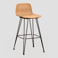 Pack de 2 tabourets en osier Sunset Vali SKLUM ↑75 cm