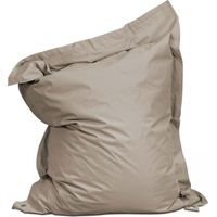 Housse vide de pouf de jardin en polyester taupe 180 x 145 cm