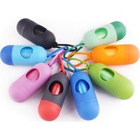 Dog Waste Bag Sac à Déchets pour Chiens avec Distributeur de Sacs Biodégradable avec Distributeur de Sacs Extra épais Biscuits pour Chiens Résistants à l'eau et Aux Yeux