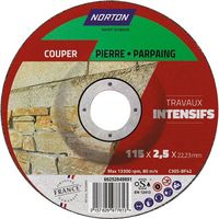 Disque à Tronçonner Norton 115mm Tronçonnage Intensif Multi-matériaux - Norton