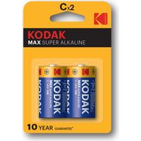 KODAK MAX C-2 (LR14) Alkaline-Batterie, Blister = 2 Stück.