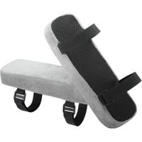 Coussin D'appui, Coussin de Coude pour Coton Mousse Coussinets de Bras pour Ordinateur de Bureau, pour Soulager la Douleur au Bras - Gris