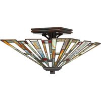 Elstead Quoizel Maybeck Tiffany Valiant Bronzo