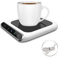 Coffee Cup Warmer for Office 3 Speed Adjustable Temperature Coffee Cup Warmer with Drink Water Reminder Home Office Use, Auto On/Off Gravity Induction Cup