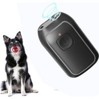 Puissant Boitier Ultrason Chien avec LED, Boitier Anti Aboiement Chien Ultrason pour Intérieur & Extérieur, Anti Aboiement pour Petits, Moyens et Grands Chiens