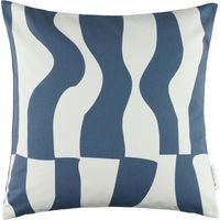 TOM TAILOR funda de cojín MODERN WAVES - 1 unidad 45x45 cm, Azul oscuro