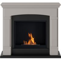 TAGU Cheminée bioéthanol - FreeFlame HELMI - flamme réelle sans conduit - beige