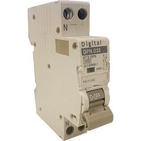 Digital 01232 Leistungsschalter 1P+N 32A 240V Kurve D 4,5kA
