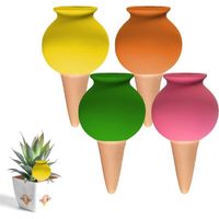 Arrosoir automatique pour plantes d'intérieur 100 ml, Oyas Outdoor Holiday Plant (4 pièces)