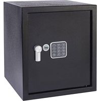 Yale Elektronischer Safe mit Alarm - Programmierbarer Code von 3 bis 8 Ziffern - Groß 40L 390 × 350 × 360 mm - YEC/390/DB2 - Groß 40L