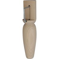 Pie De Cama Fijo Cónico/Somier De Lamas Haya Cruda Blanco/Beige, 23 Cm Cime