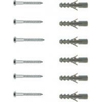 Kit fijación soporte aire acondicionado (6 tornillos x 6 tacos)