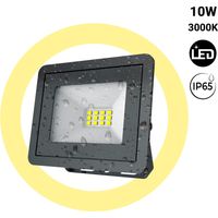Spot LED d'extérieur - Slim - 10W - 1100lm - IP65 - Blanc Chaud - Noir