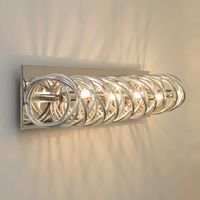 Moderne Chrom Deckenleuchte 64 cm - Memphis