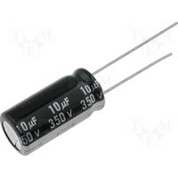 Elektrolytkondensator 10uF 350Vdc Größe 10x20mm