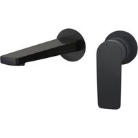Mezclador de lavabo de pared PAINI Ruby Negro Mate